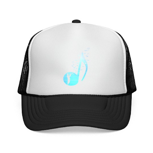 Trumpet Player Nature Lover Musician Trucker Caps