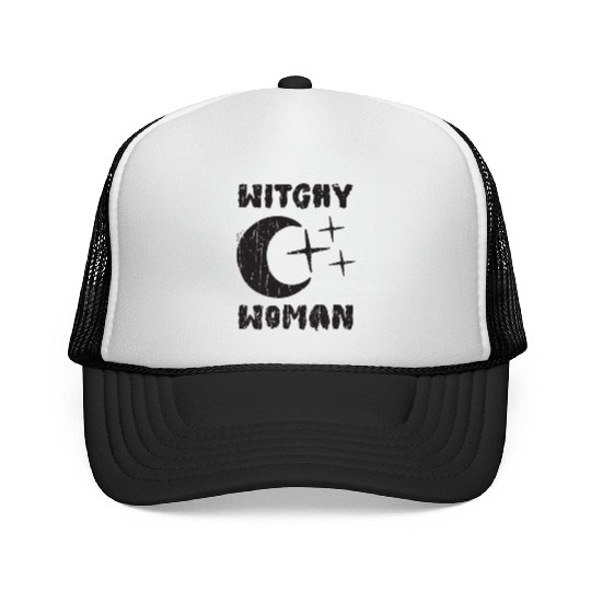 Witchy Woman - magic halloween Trucker Caps