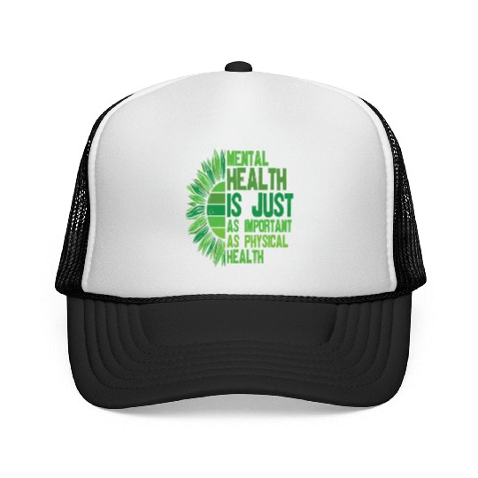 You Are Not Alone Mental Health Awareness Trucker Caps