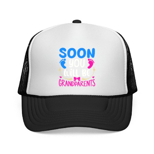 We Will Become Grandparents, Be Grandparents Trucker Caps