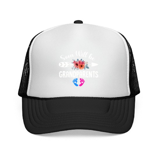 We Will Soon Become Grandparents, Be Grandparents Trucker Caps