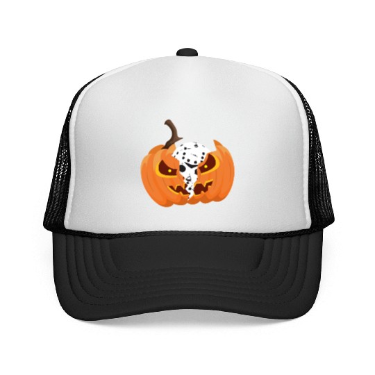 Pumkin Halloween party Jason hokey mask Friday Trucker Caps