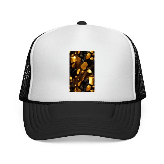 Gold nuggets Trucker Caps