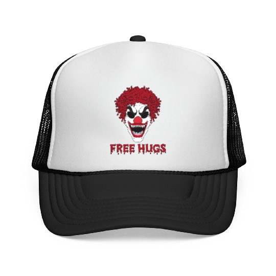Free Hugs from terrifying Clown Trucker Caps