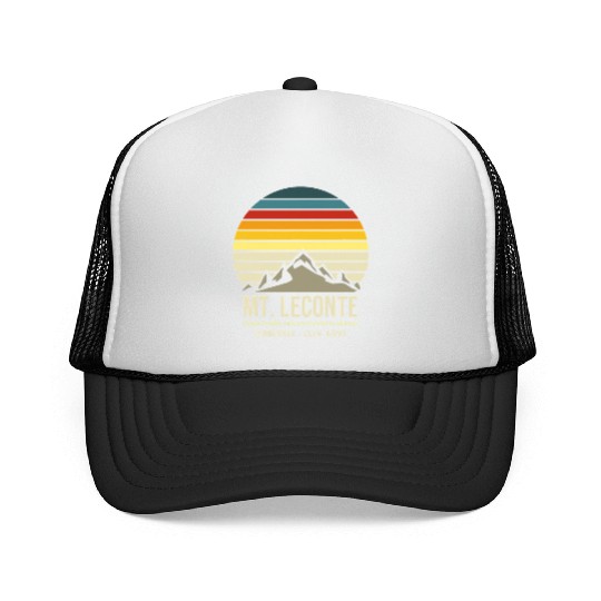 Mt LeConte Great Smoky Mountains Vintage Tennessee Trucker Caps