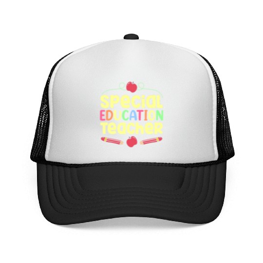 Special Education Teacher Cute Sped Awareness Trucker Caps
