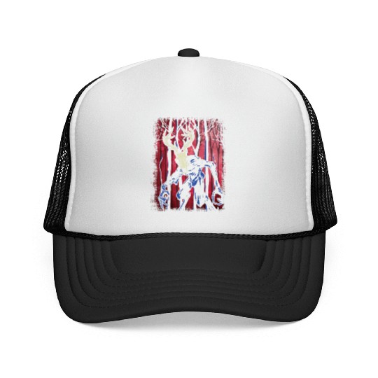 Wendigo Folk Creature Forest Halloween Cryptid Trucker Caps
