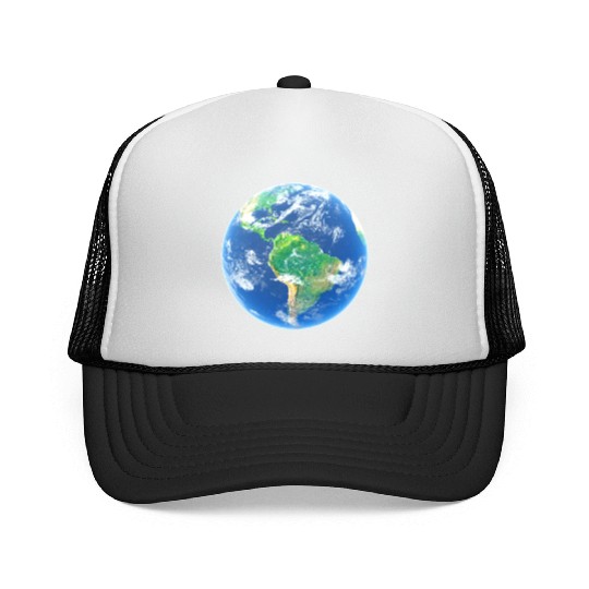 Earth Planet Trucker Caps