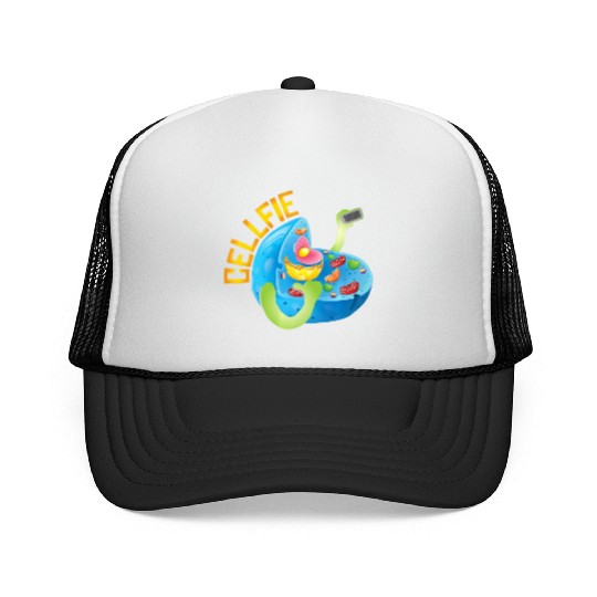 Science Teacher Cellfie funny biology nature Trucker Caps