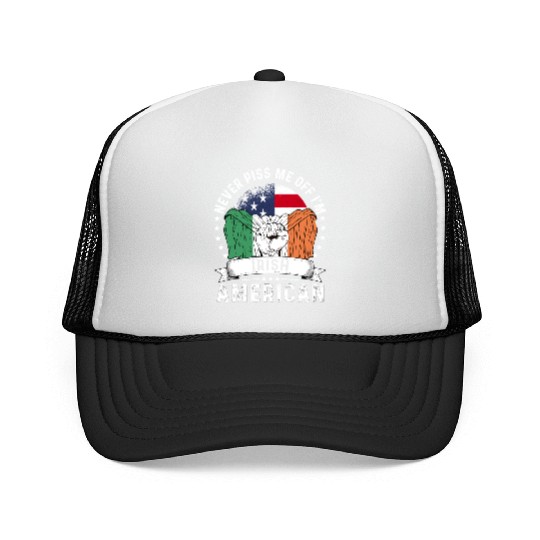 Ireland American Country Heritage Flags Trucker Caps