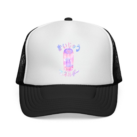Kaiju Energy Drink | Funny Monster Japanese Art Trucker Caps