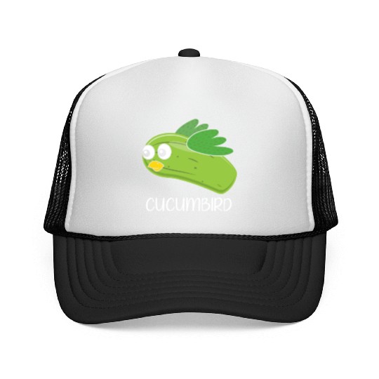 Cucumbird Vegetarian Vegetable Vegan Cucumber Trucker Caps