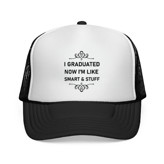 Funny College High School Graduation Gift Senior Trucker Caps