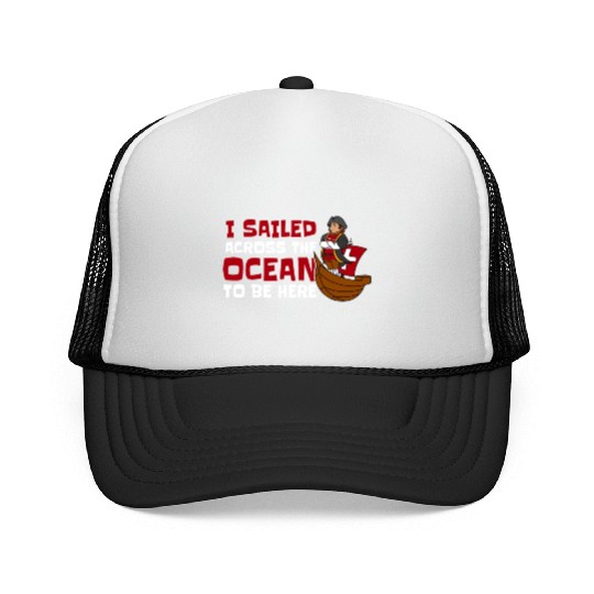 Columbus Day 1492 Trucker Caps