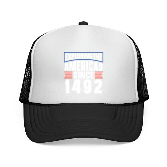 Columbus Day 1492 Trucker Caps