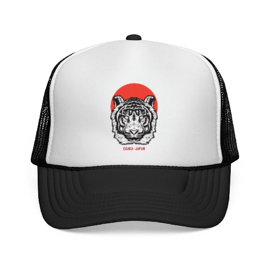 Japanese Tiger Trucker Caps