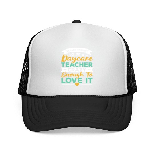 Daycare Teacher Childcare Educator Director Trucker Caps