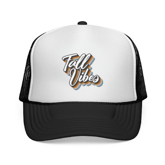 Halloween Theme Fall Vibes Coffee Lover Mug Gift, Trucker Caps