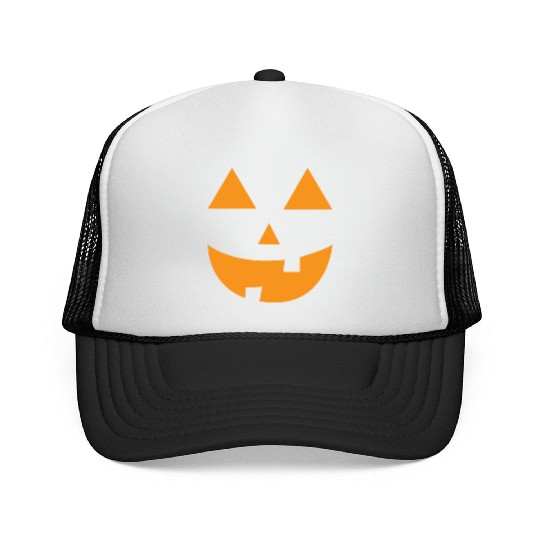 Pumpkin Halloween Jack O Lantern Pumpkins Trucker Caps
