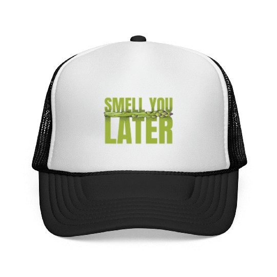 Smell You Later Vegetable Vegan Lover Asparagus Trucker Caps