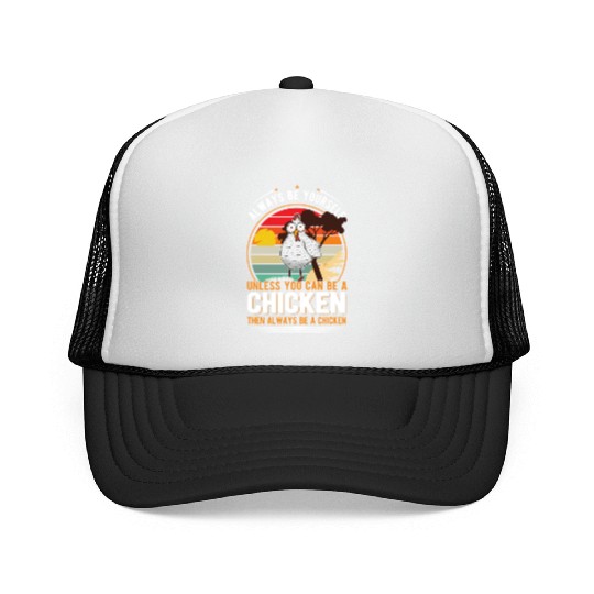 Chickens Gift Farmer Chicken Coop Trucker Caps