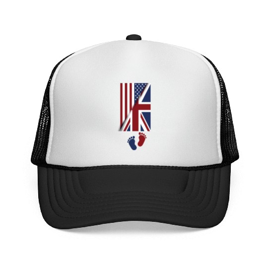 American Union Jack Flag Baby american union jack Trucker Caps