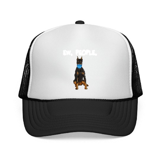 Doberman Pinscher Ew People Dog Trucker Caps