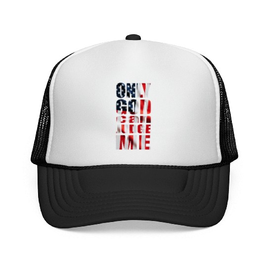 Only God can Judge Me usa Trucker Caps