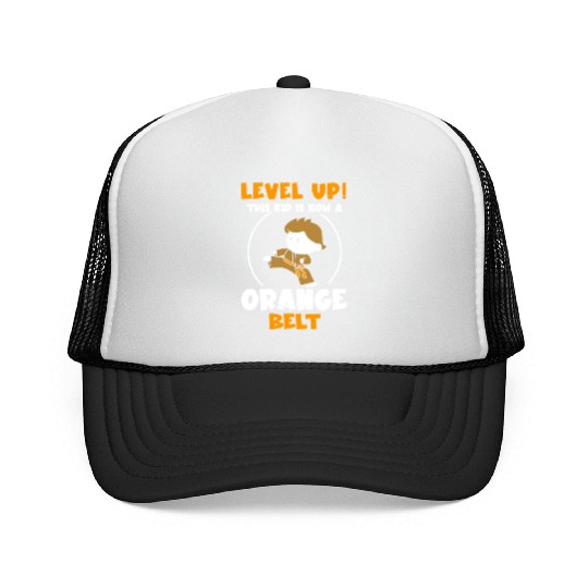 Level Up! This kid is now a green belt Trucker Caps