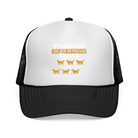 Golden Retriever Lover Funny Idea 4 Dog Fans Trucker Caps
