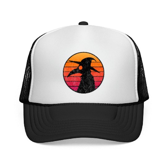 The Plague Doctor Costume Kids Retro Sun Plague Trucker Caps