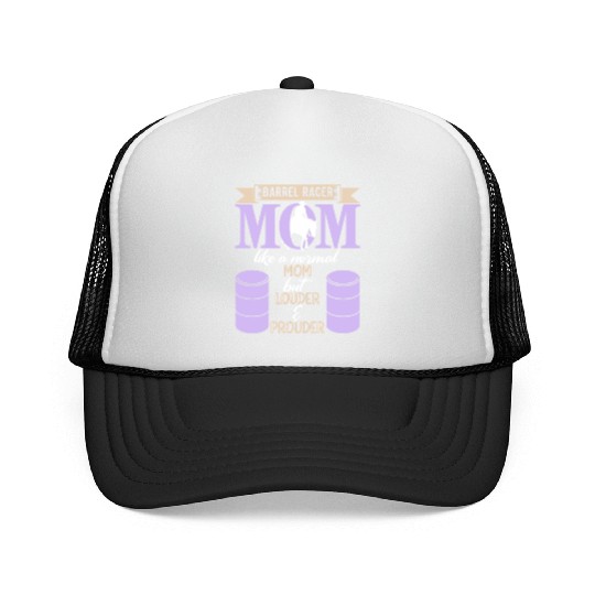 Barrel Racing Mom Trucker Caps
