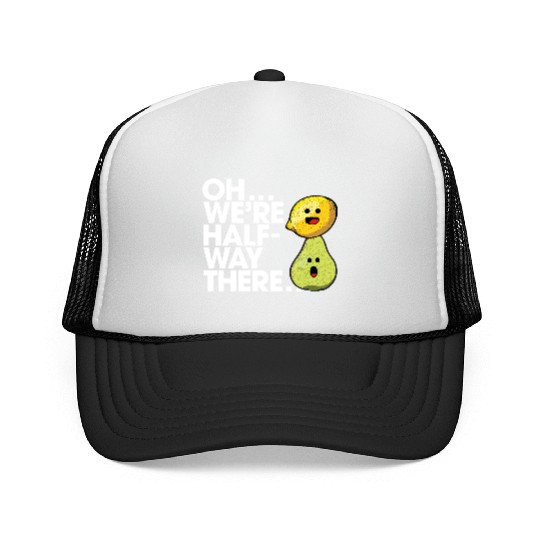 Lemon on a Pear Trucker Caps