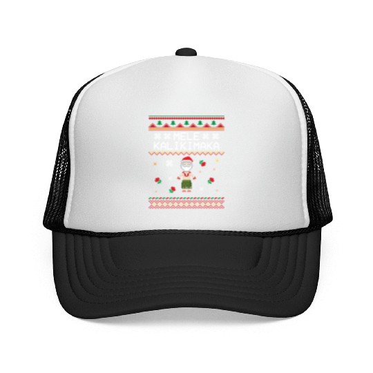 x27 Mele Kalikimaka x27 Great Christmas Pattern Trucker Caps