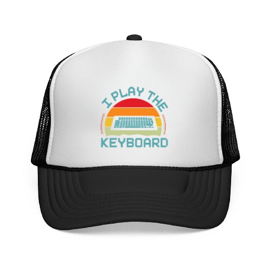 Keyboard Gamer Computer Science Gaming Trucker Caps