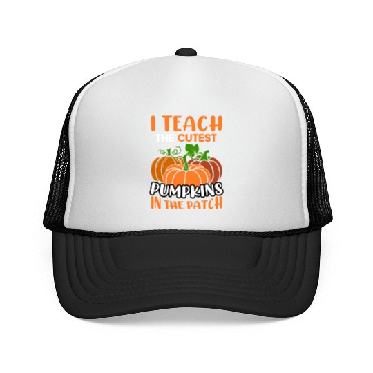 Teacher Halloween Pre-K Teacher Kindergarten Cutes Trucker Caps