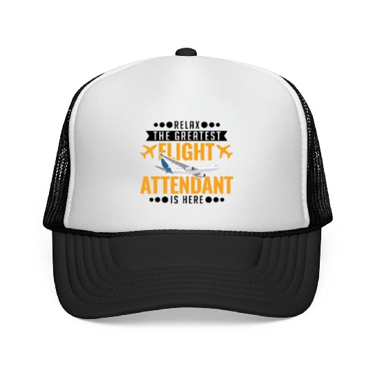 Flight Attendant Gift Stewardess Trucker Caps