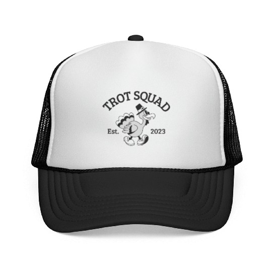 Trot Squad Established 2023 Funny Turkey Trot Trucker Caps