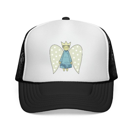 The Flight of the Christmas Angel Trucker Caps