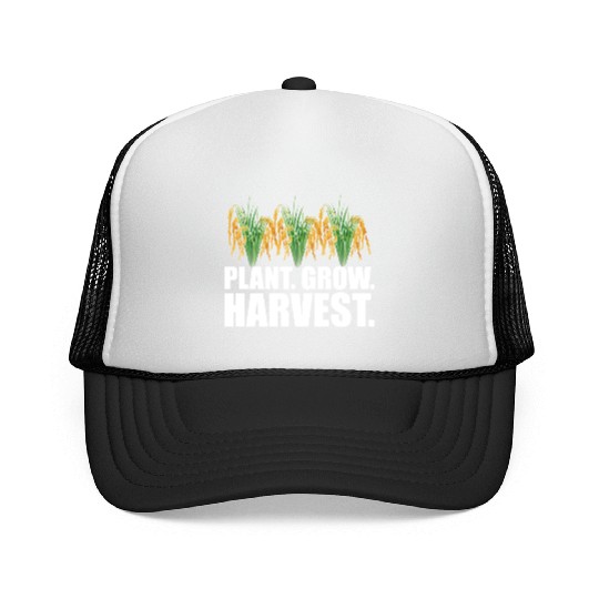 Rice Farmer - Plant Grow Harvest Trucker Caps