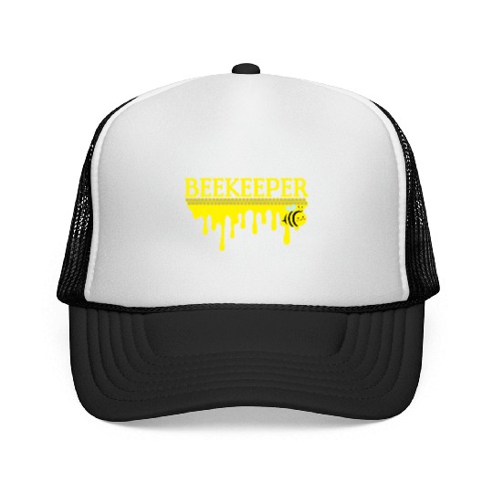 Bee Keeper Beekeeper, Funny Bee Hive Honey Lover Trucker Caps