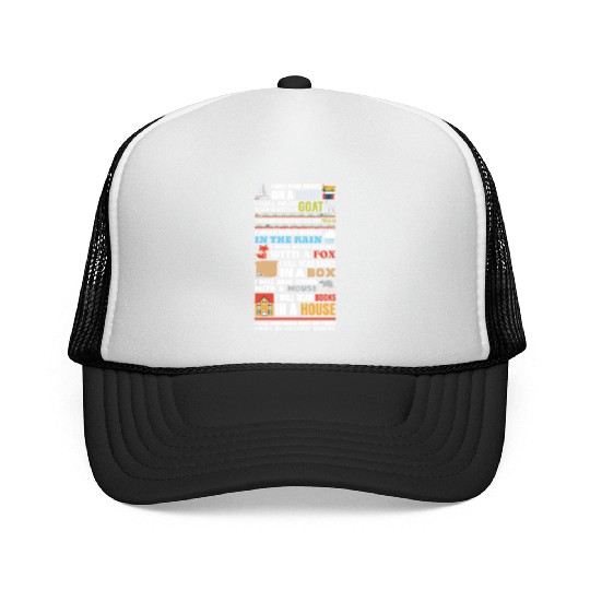 Reading Library Literature Read Books Lover Reader Trucker Caps
