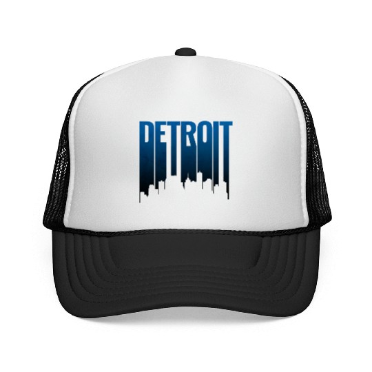 Detroit Michigan Trucker Caps