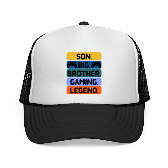 SON BROTHER GAMING LEGEND for gamer controller Trucker Caps
