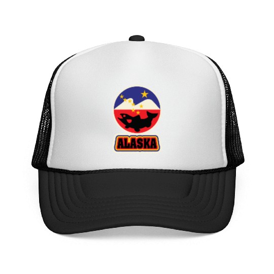 US States ALASKA Trucker Caps