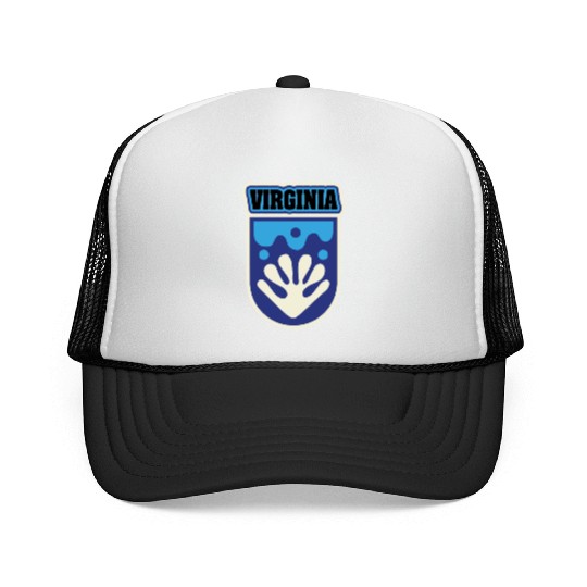 US States VIRGINIA Trucker Caps