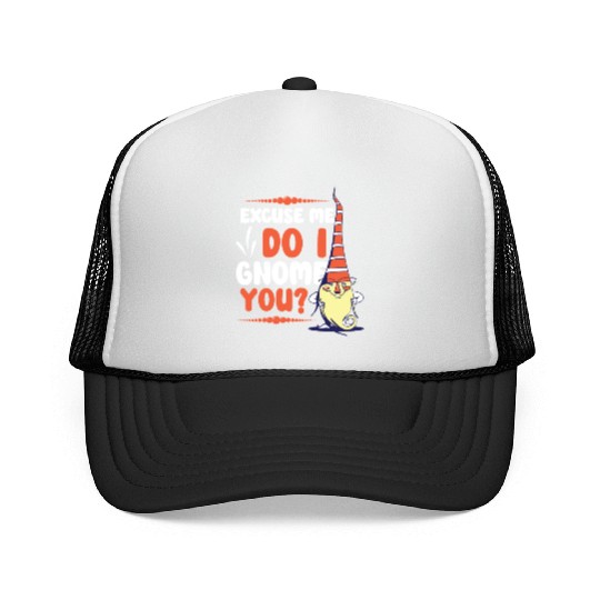 Garden Gnomes Gnome Lover Funny Gnome Gardening Trucker Caps