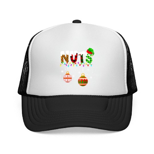 Funny Chest Nuts Couples Christmas Chestnuts Xmas Trucker Caps
