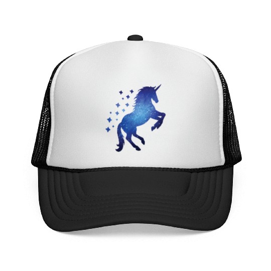 Cosmic Unicorn Outer Space Unicorn Galaxy Trucker Caps