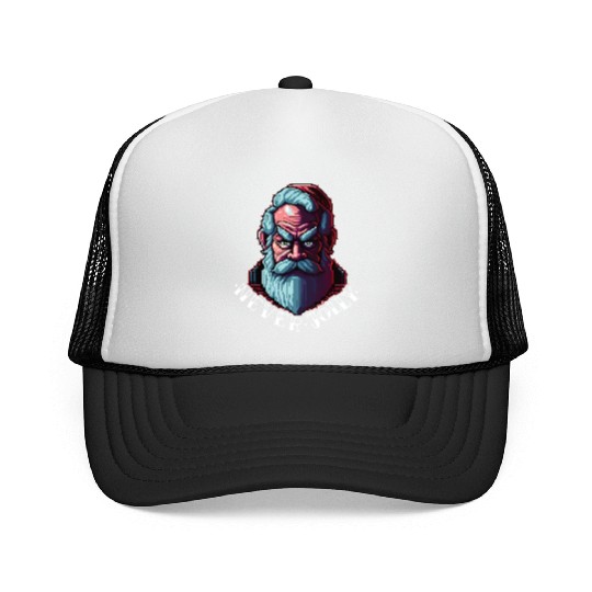 Grumpy Santa Trucker Caps